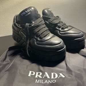 Prada Nappa Platform Chunky Sneakers